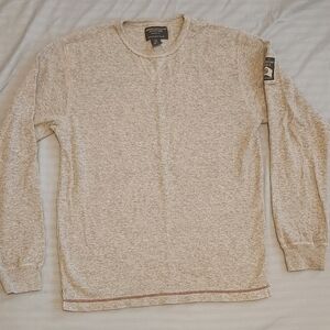 American Eagle Gray Long Sleeve Thermal Tee (Mens XS)